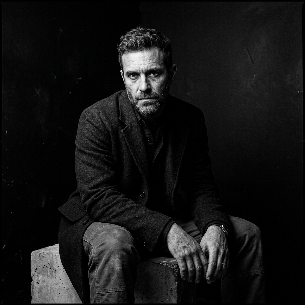 Nicolas Neisius Stark Black and White Portrait