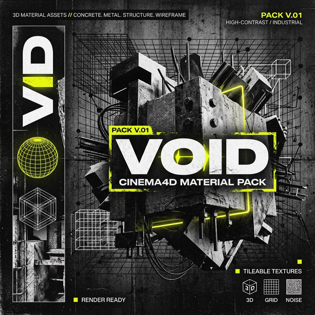 VOID C4D Materials Cover